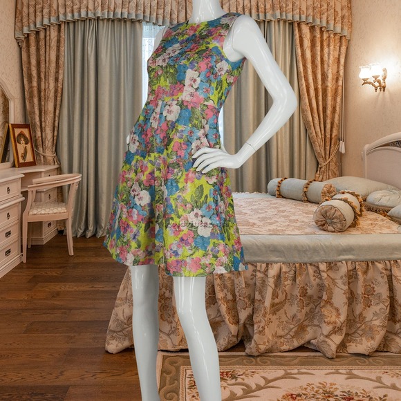 Kate Sylvester Floral Botanical Anthropologie Dress - Picture 3 of 6